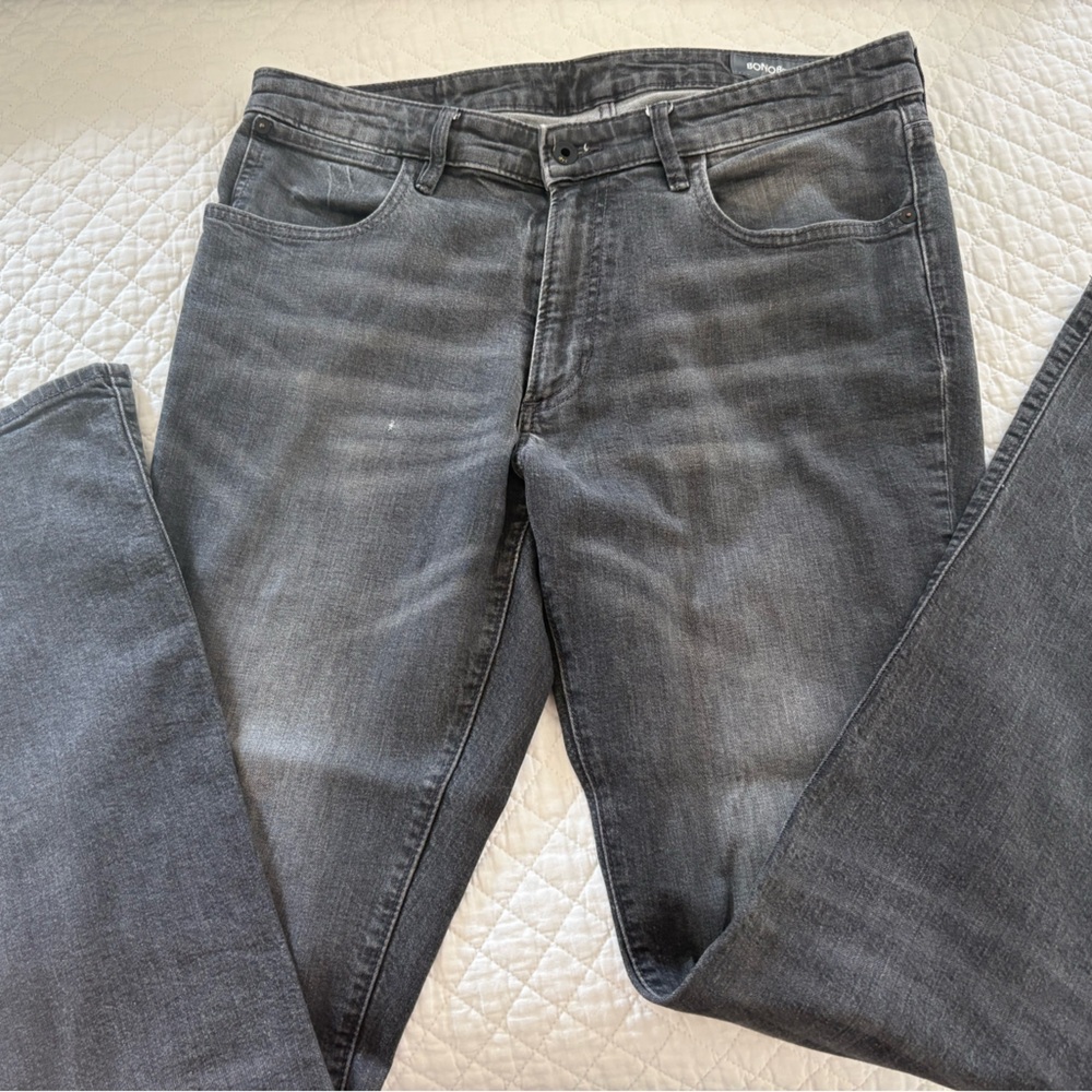 Bonobos Men's Charcoal Straight Jeans